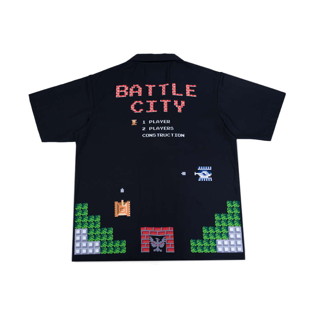 Shirt Hawaii Battle City Menu Black