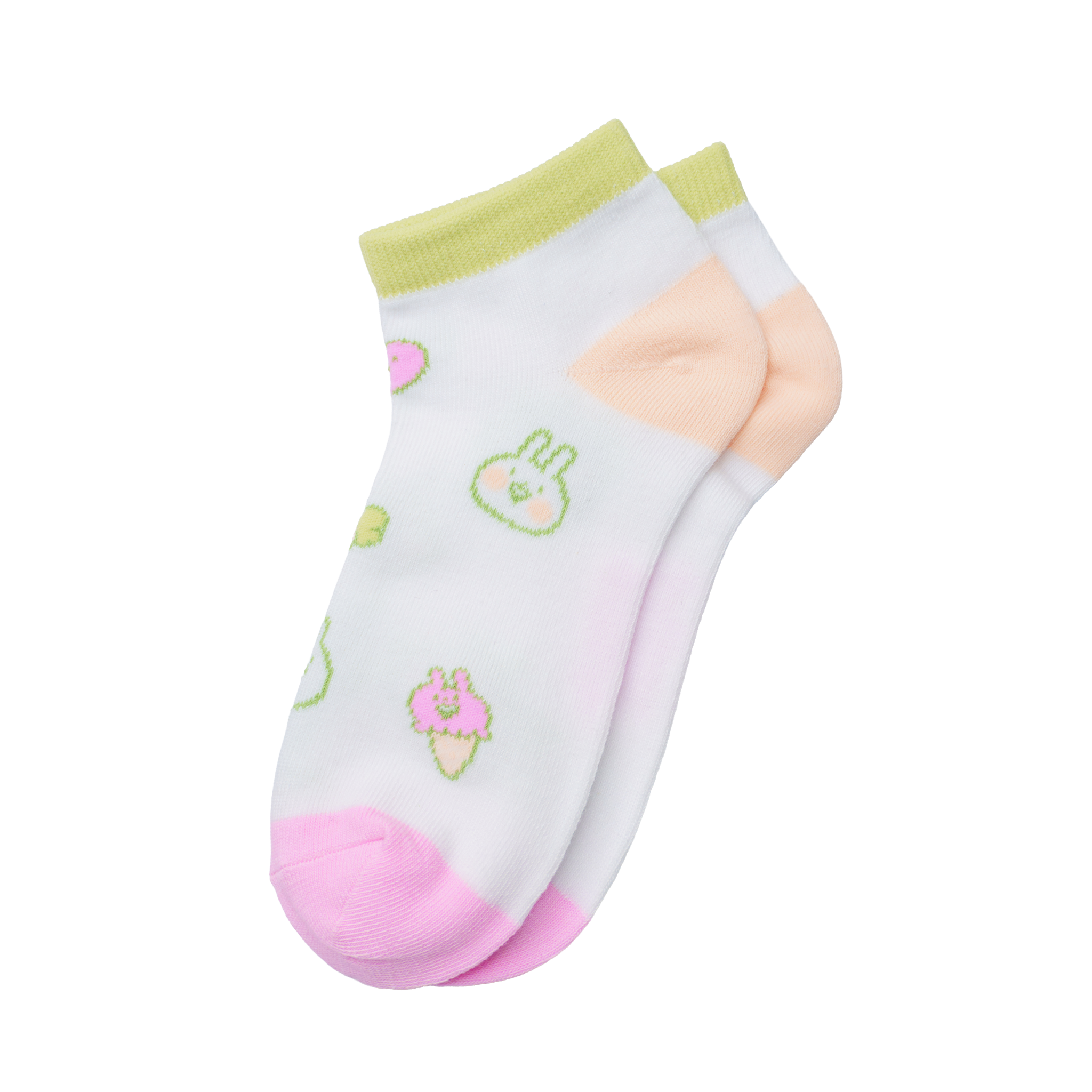 Usagyuuun Ice Cream Short Sock White