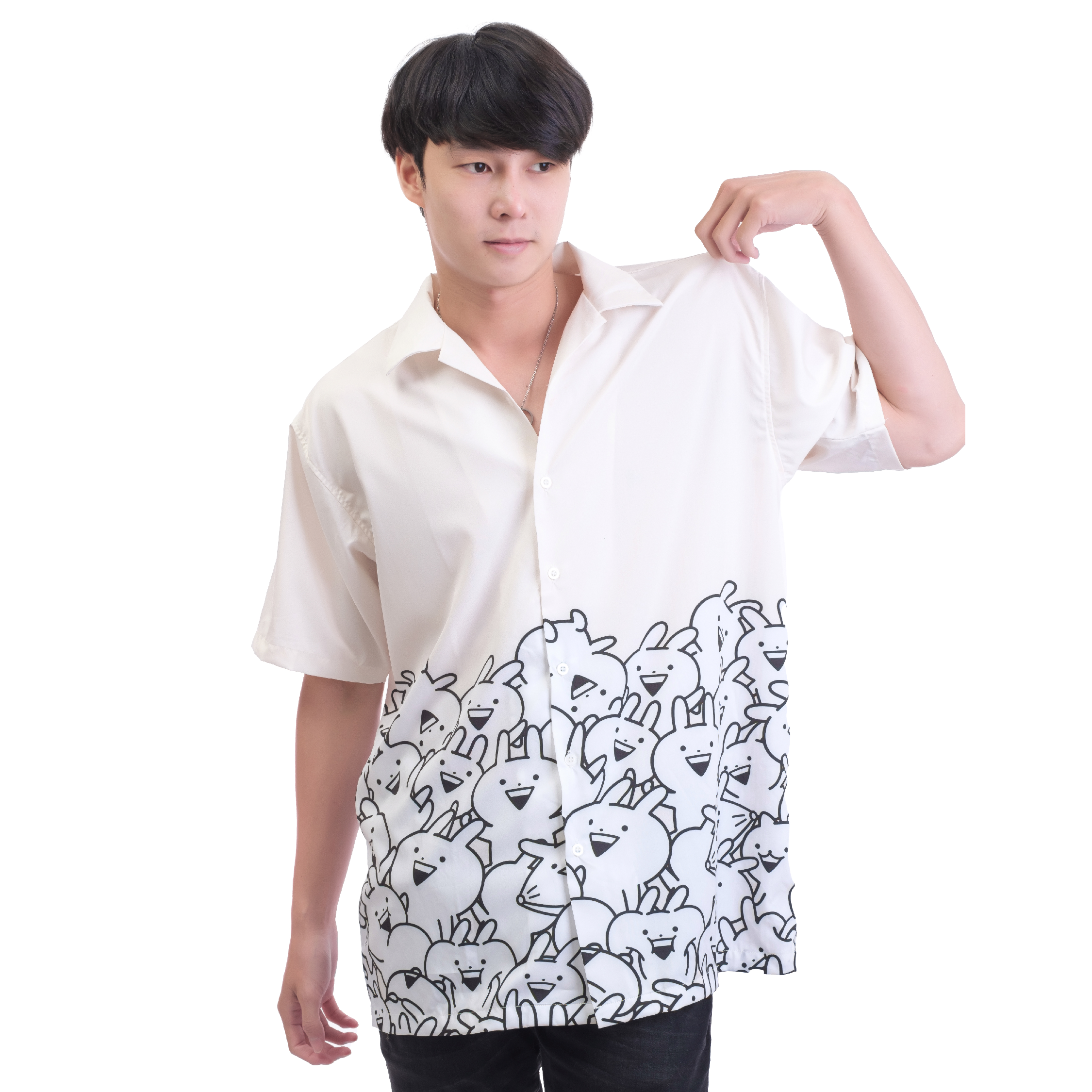 Shirt Hawaii All Gyuuun Cream