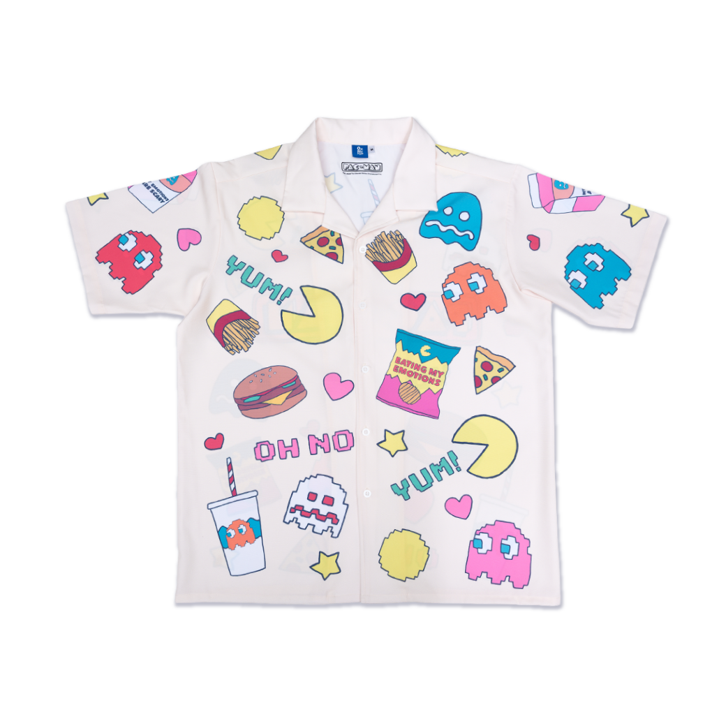 Shirt Hawaii Pac-Man Eating My Motion Cream
