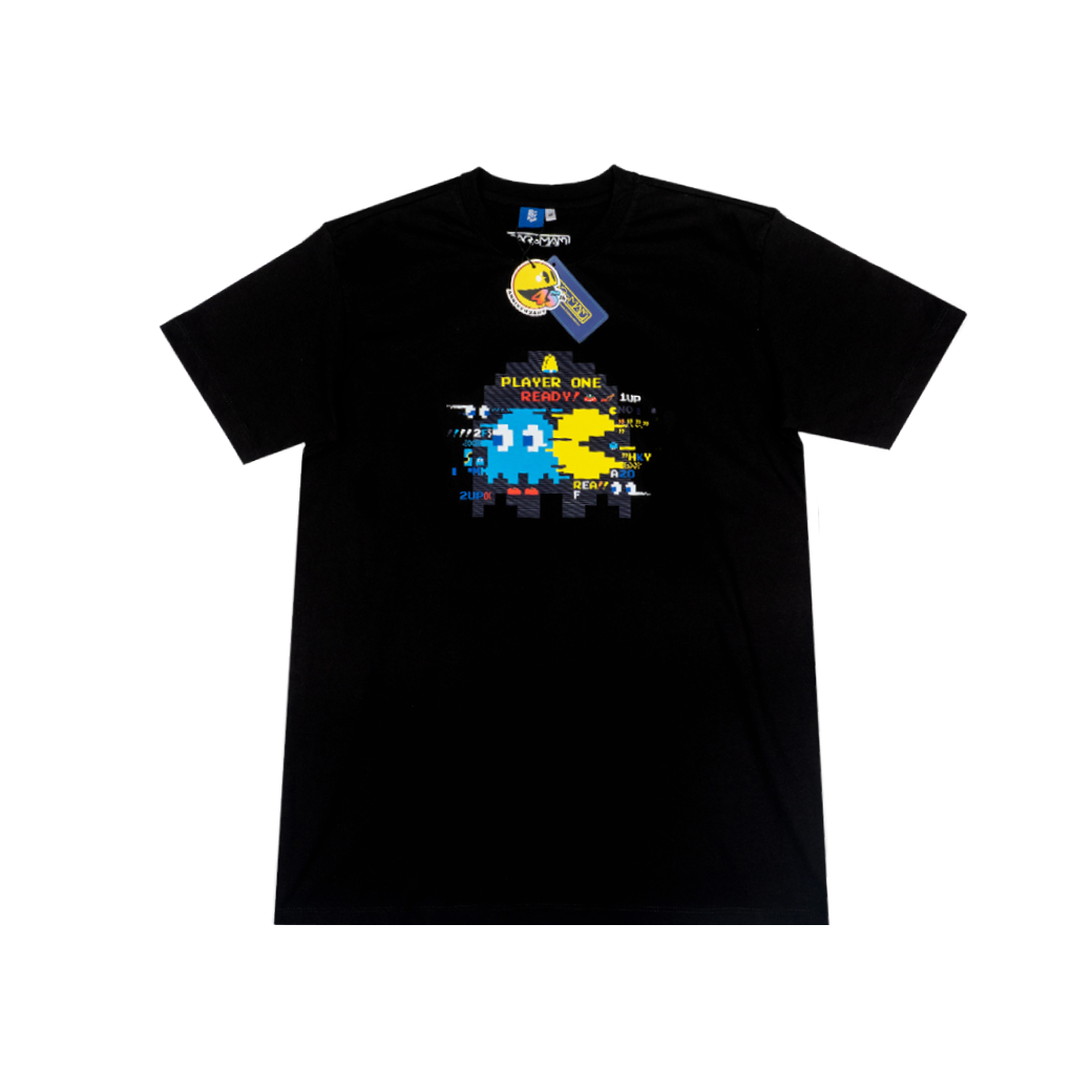 T-Shirt Pac-Man Player One Black