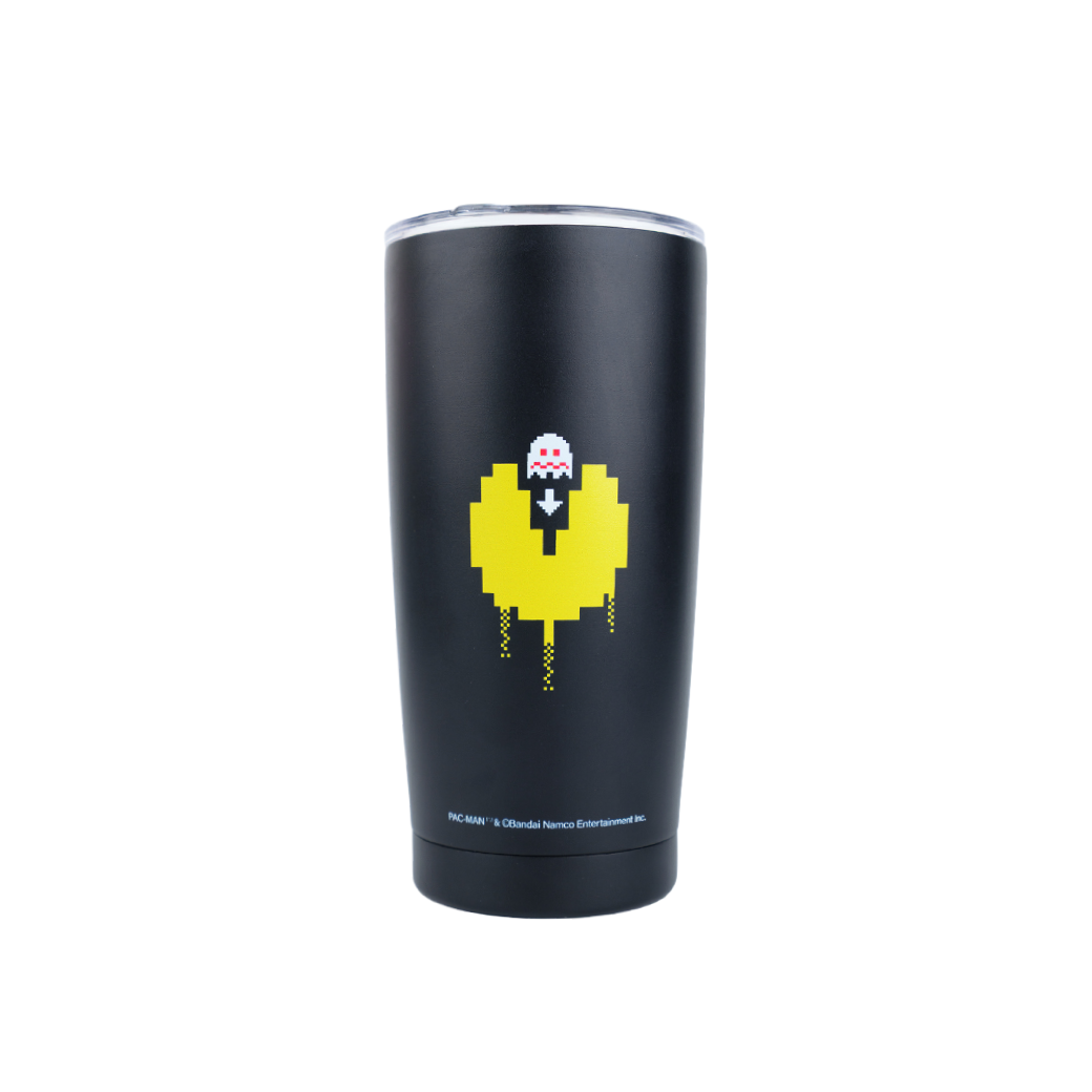 Pac-Man Eating The Ghost Tumbler Black