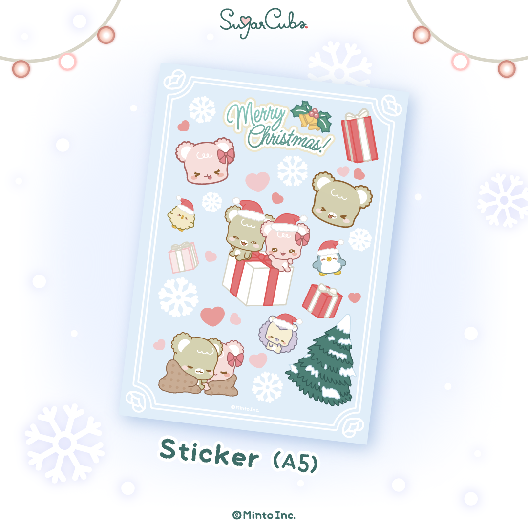 SugarCubs Christmas Sticker