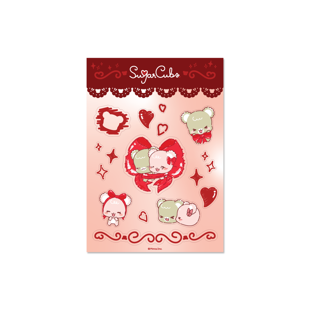 SugarCubs All About Love Sticker
