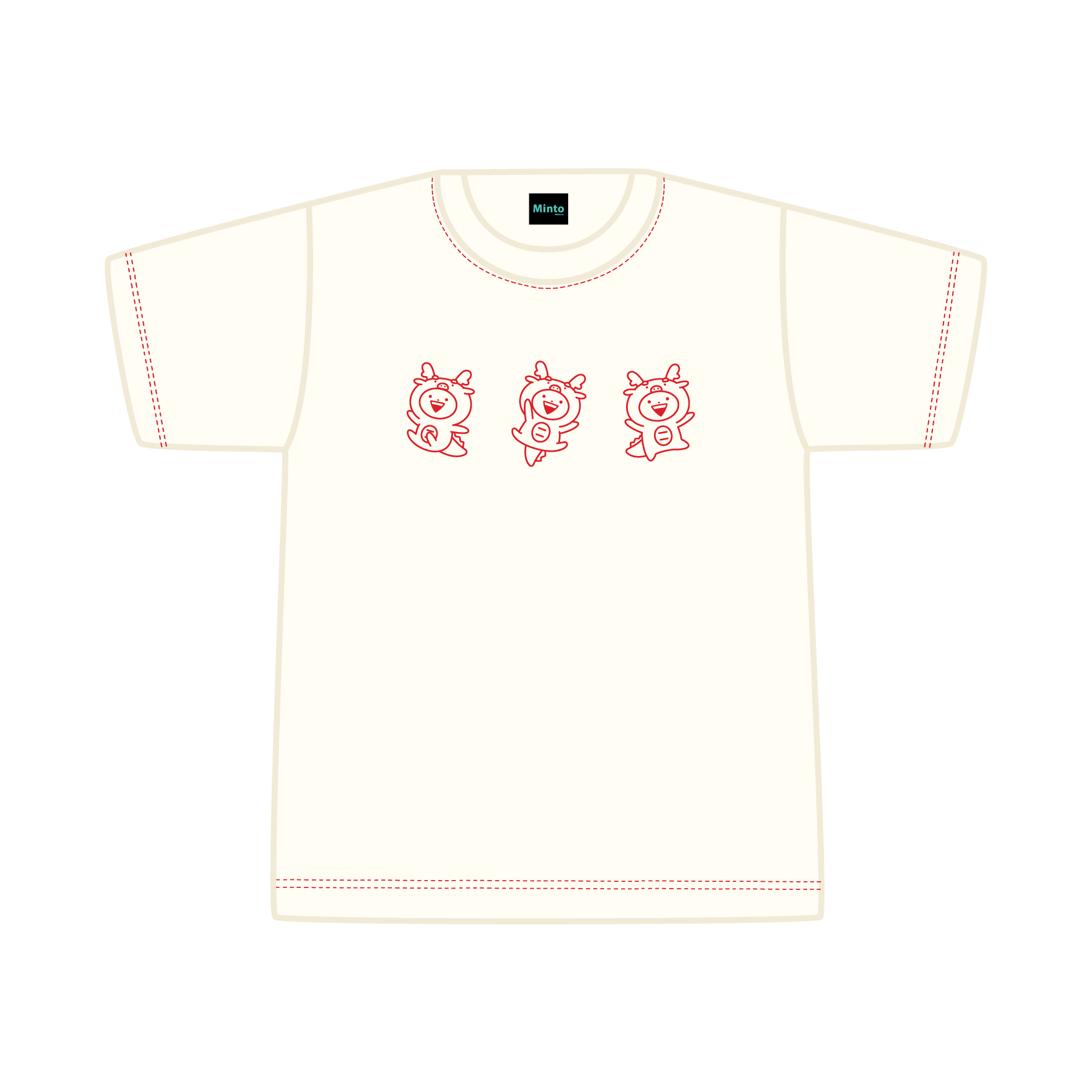 T-Shirt Usagyuuun Dragon Cream