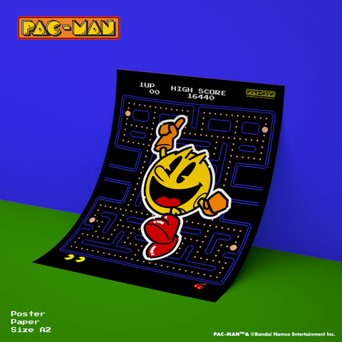 [Pre-order] Pacman A2 Poster