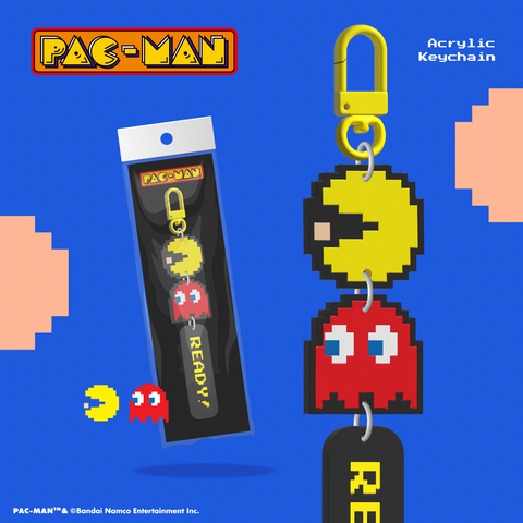 PAC-MAN™️ Ready! Keychain [Acrylic]
