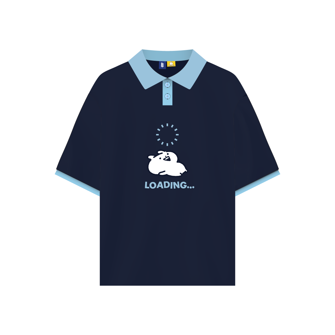 Polo Shirt Loading Gyuuun Navy