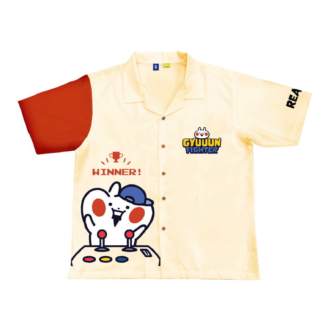 Shirt Hawaii Gyuuun Fighter Cream