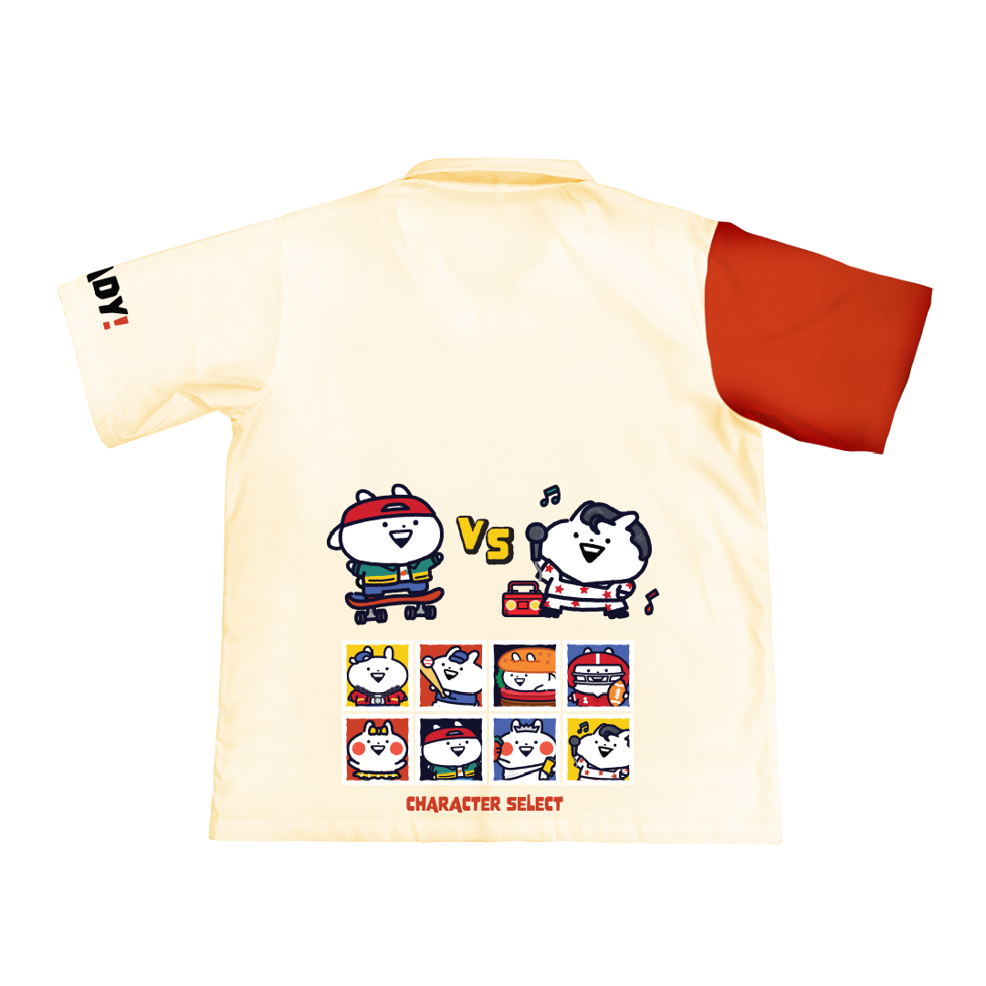 Shirt Hawaii Gyuuun Fighter Cream