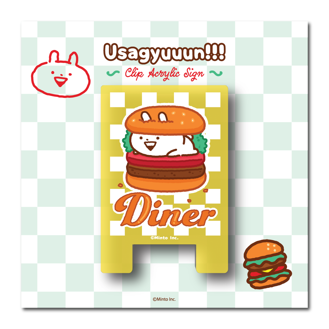 Usagyuuun Clip Acrylic Sign Collection