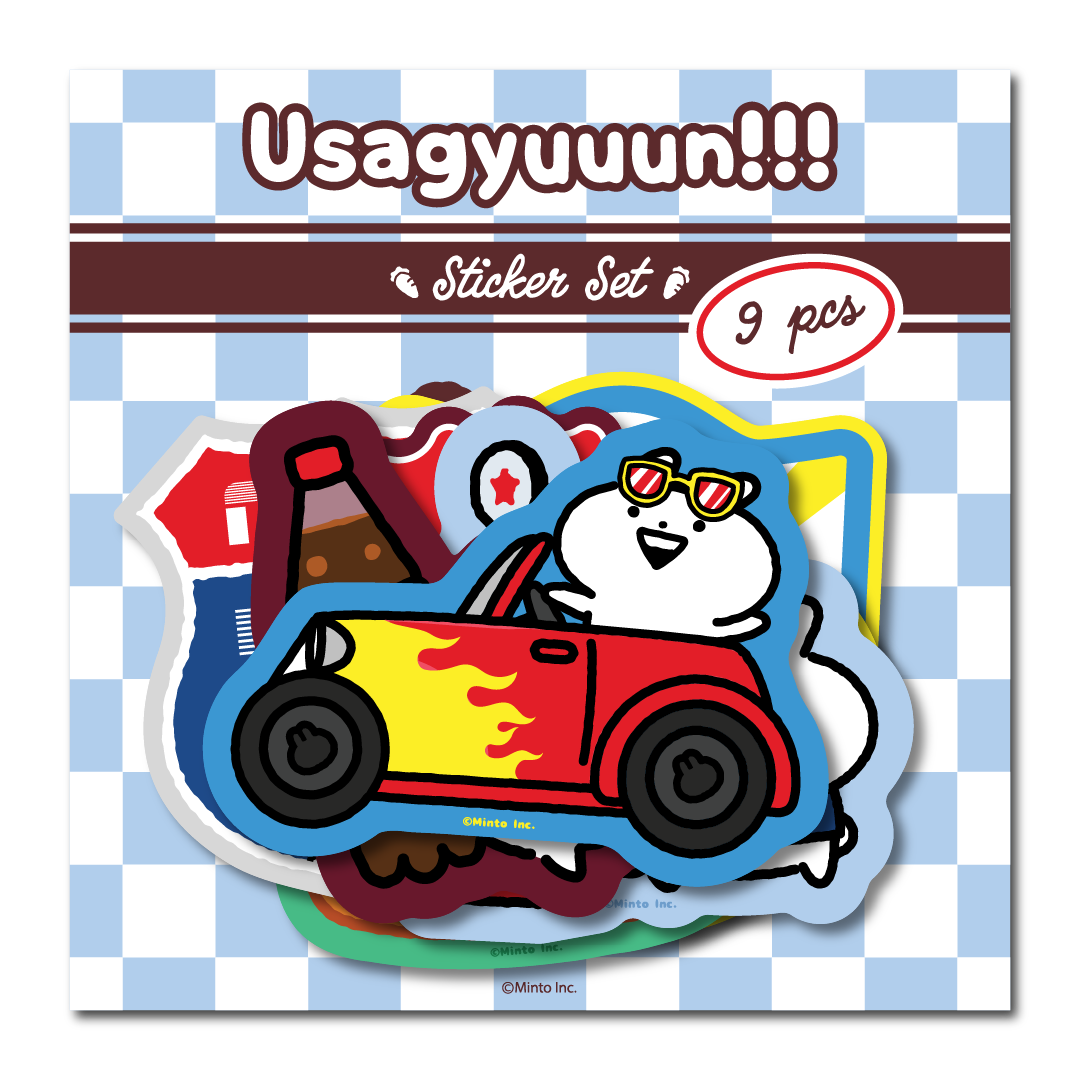 Usagyuuun Route 39 Sticker Set 9 Pcs.