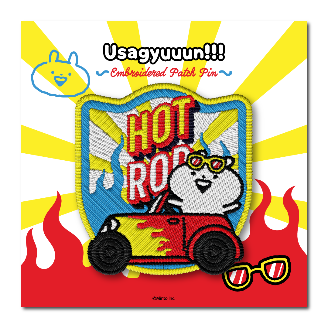 Usagyuuun Embroidered Patch Pin Collection