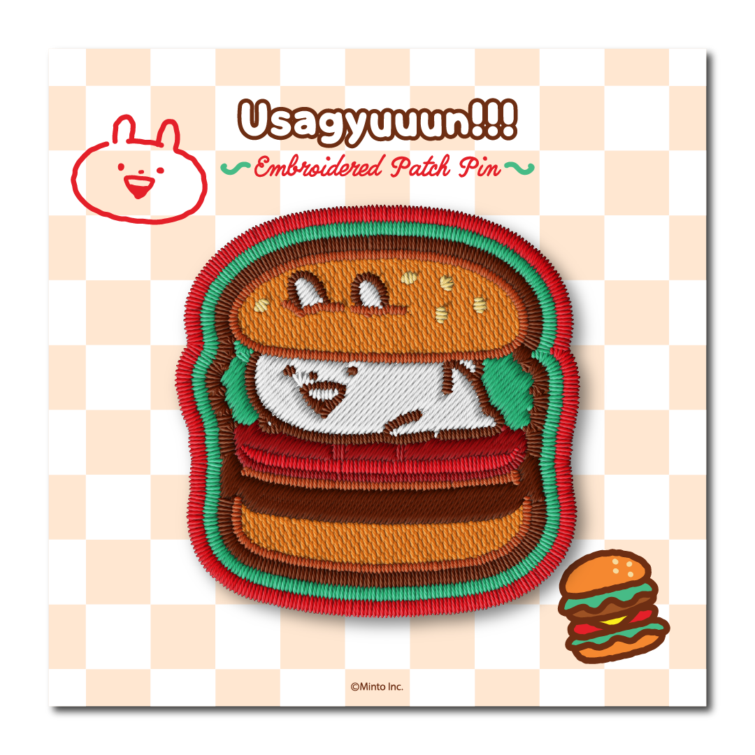 Usagyuuun Embroidered Patch Pin Collection