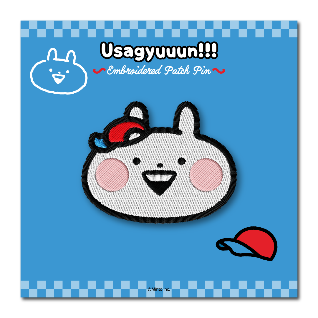 Usagyuuun Embroidered Patch Pin Collection