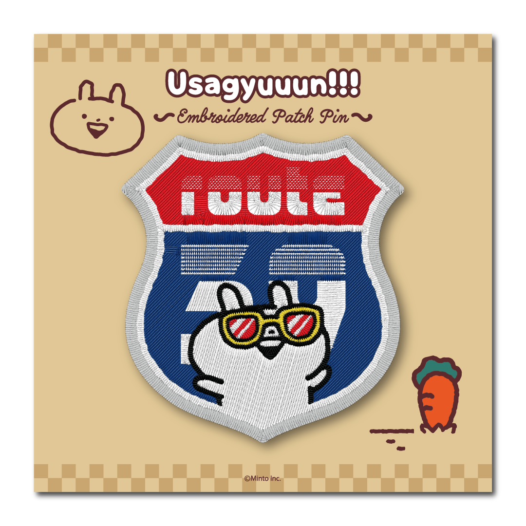 Usagyuuun Embroidered Patch Pin Collection