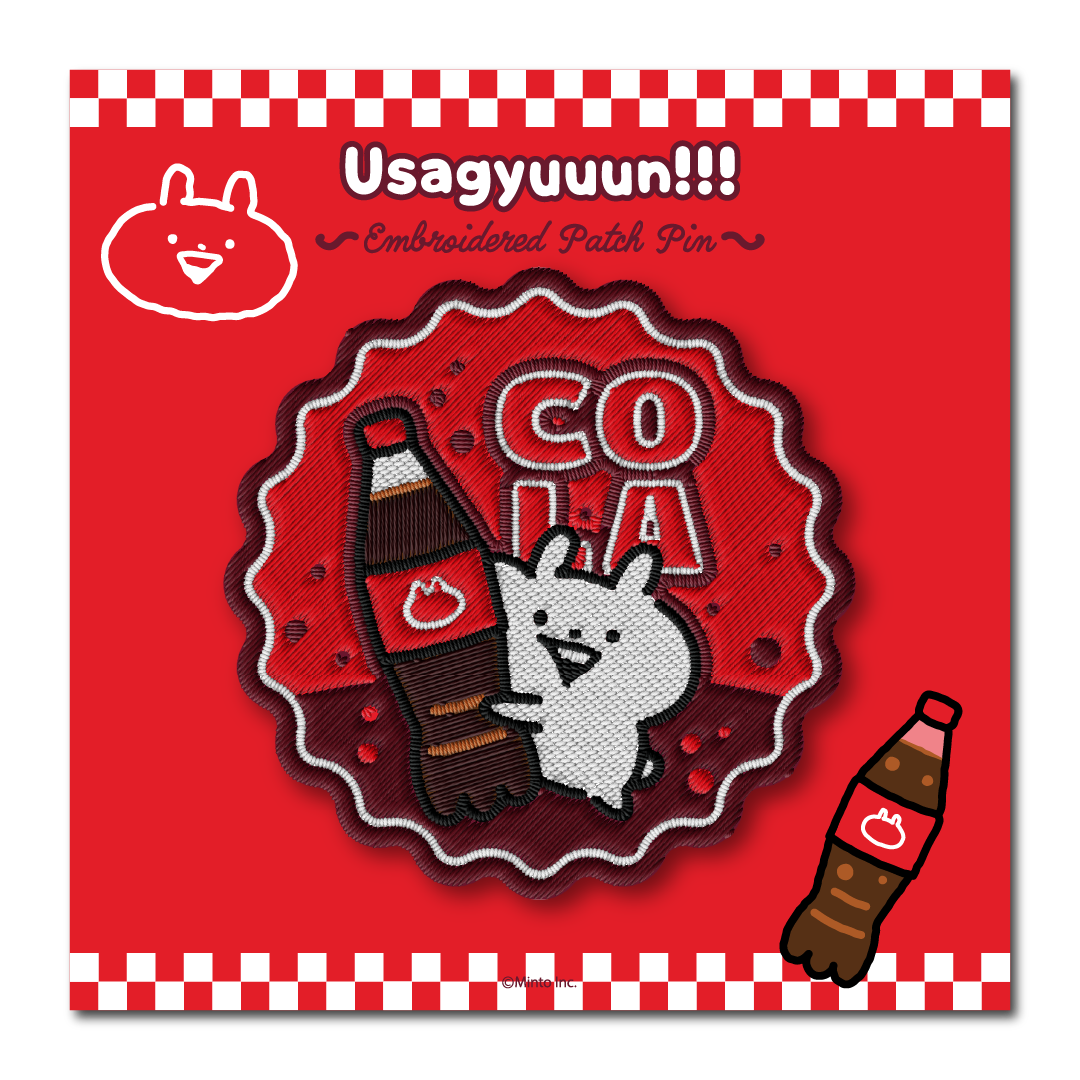 Usagyuuun Embroidered Patch Pin Collection