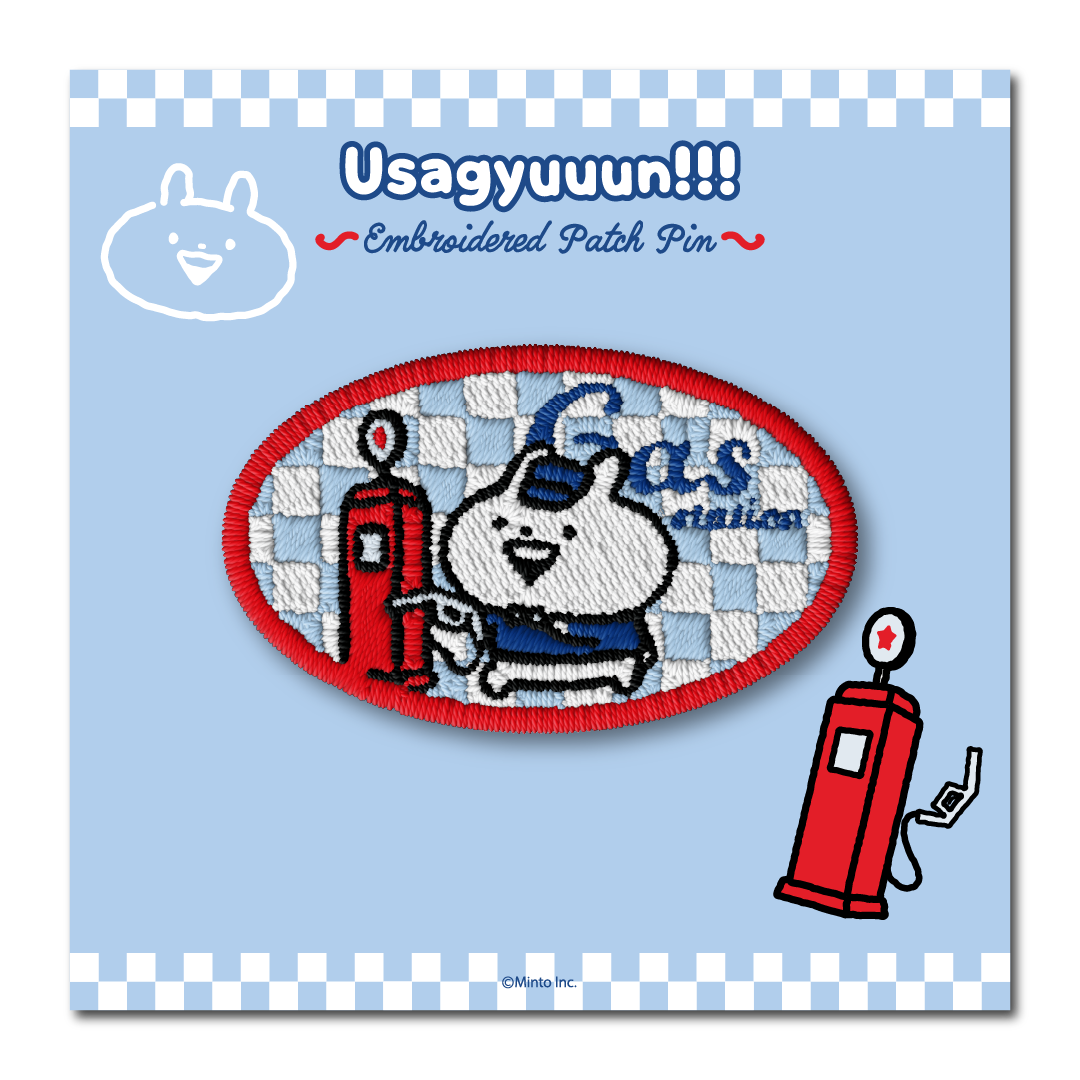 Usagyuuun Embroidered Patch Pin Collection