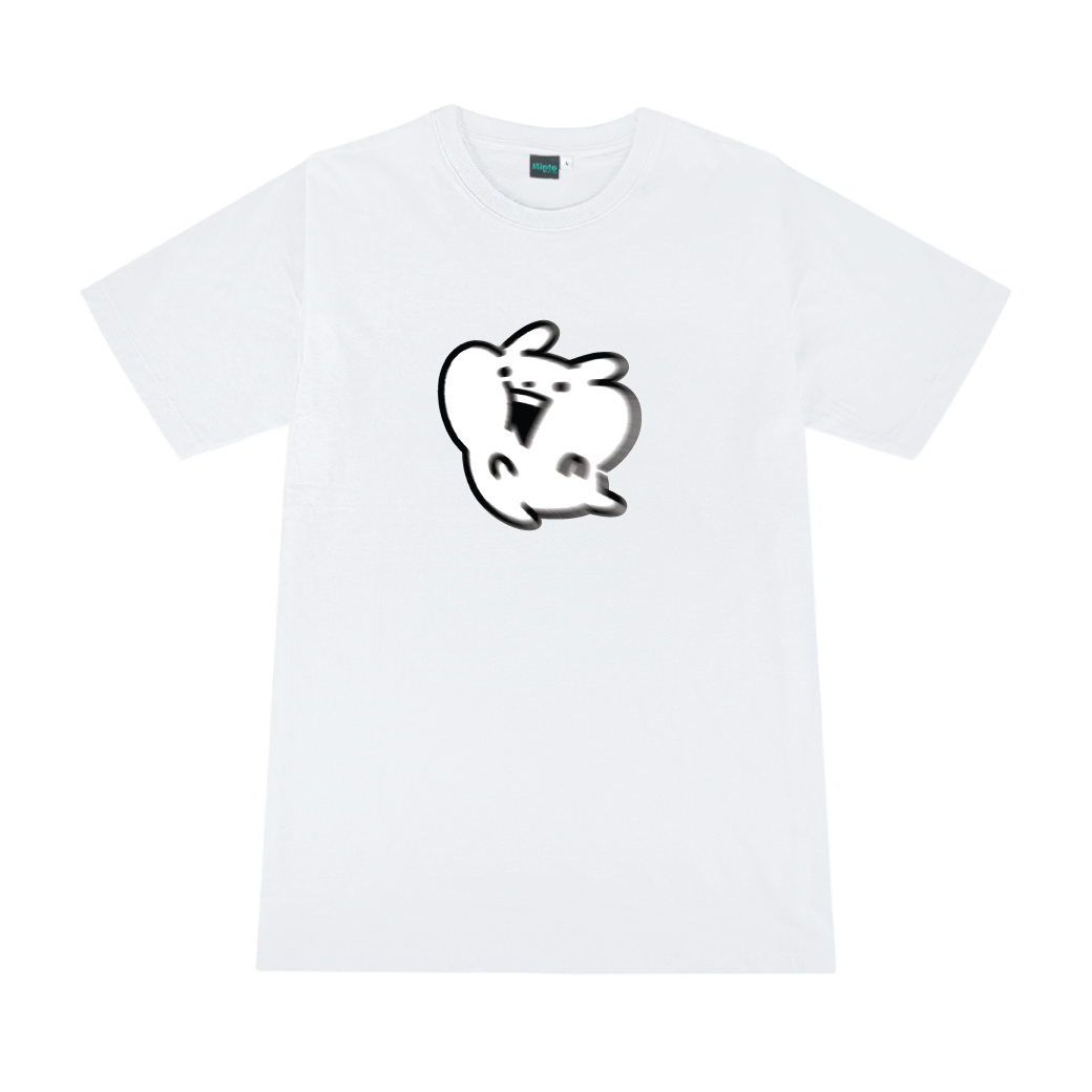 [Pre-Order] T-Shirt Usagyuuun Fast and Fuzzy White