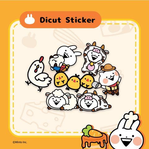 Usagyuuun Farm Sticker set 2