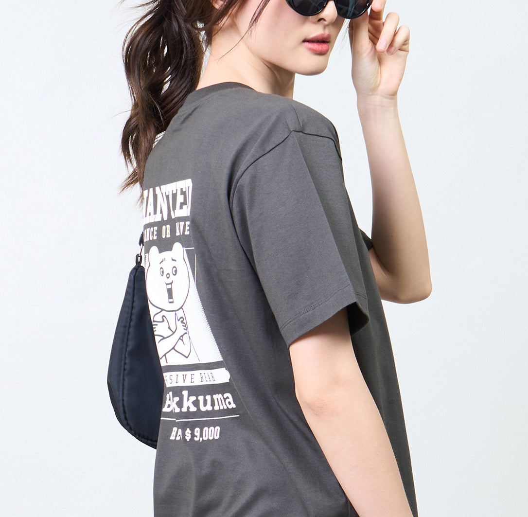 Betakkuma Wanted T-shirt [Dark Grey]