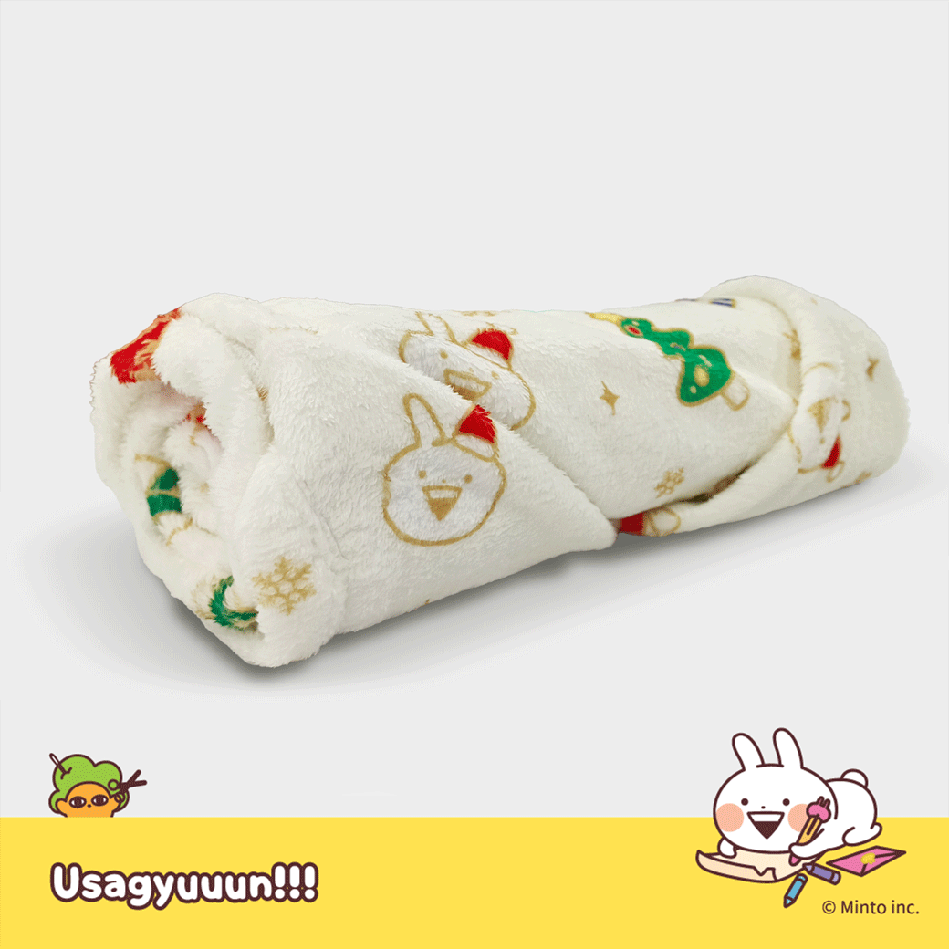 Usagyuuun Christmas Blanket [Cream]