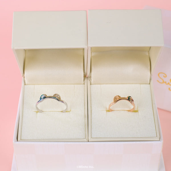 SugarCubs Silver couple ring [Latte]